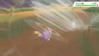 Pok&eacute;mon Sword - Shiny Exploud Using Boomburst