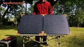 How Bifacial Solar Improves Efficiency | MHPOWOS 100W Foldable Panel