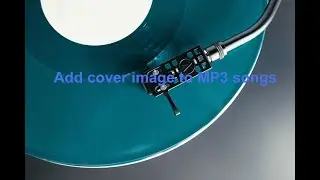 HINDI |  Add Album Cover Image  to the Music File | Add Background Music to Image/photo