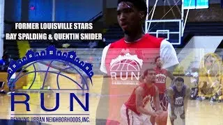 Former Louisville Basketball Stars Ray Spalding & Quentin Snider | Make R.U.N League Debut