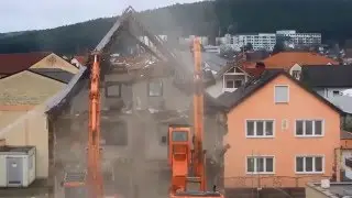 Abriss Giebel - Stadt Erlenbach a.Main