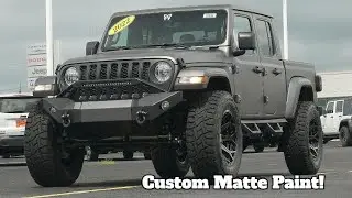 Custom Matte Paint - 2022 Jeep Gladiator - Rocky Ridge K2 Lift