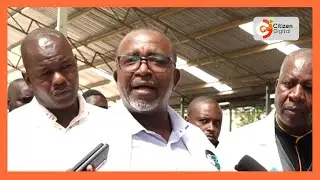Agriculture Cabinet Secretary Mithika Linturi says fertilizer has arrived in Eldoret and Kitale