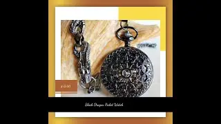 Black Dragon Pocket Watch