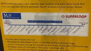 SL11 to North Greenwich
