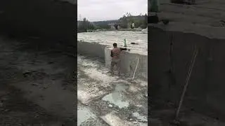 The collection process of marble raw stone #bambootools #commercialpaving #automobile