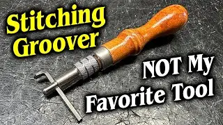 How to Use the Leather Stitching Groover Tool