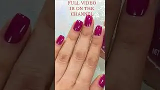 $1.50 BUDGET - FRIENDLY MANICURE AT HOME | Perfect Nails at Home #shorts