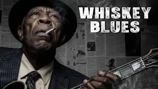 Amber Whiskey Blues: Premium Relaxing Acoustic | Deep Soulful Guitar Night Melodies 🥃✨