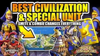 Best Civilization & Special Unit: Smite & Combo Changes Everything - Rise of Kingdoms
