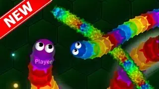 SLITHER.IO WITH INVISIBLE SNAKES! New Wormax.io Updated Slither.io Gameplay - Games Like Slither.io!