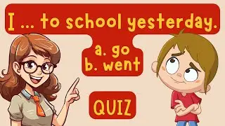 🎉 Test Your English: Present Simple vs. Past Simple ESL Quiz! 📝