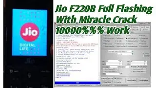 How to Flashing Jio F220B With Miracle Box Crack 100000%%%%%% WORK