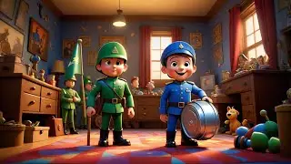 Six Toy Soldiers March March March | Marching Song for Kids | Nursery Rhymes and Baby Songs