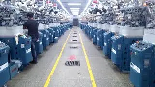 lonati knitting socks machine #sockworld #knitting