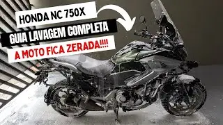 COMO LAVAR A HONDA NC 750X EM CASA COMO UM PROFISSIONAL