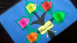 Blend words TLM |Primary School TLM |Primary School project |English TLM #blendwords #englishtlm