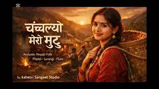 चंचल्ले मेरो मन Nepali folk song @mksangeet-K.M  chanchale mero man  #tranding 