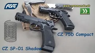 Airsoft manual ASG CZ SP-01 Shadow + CZ 75D Compact