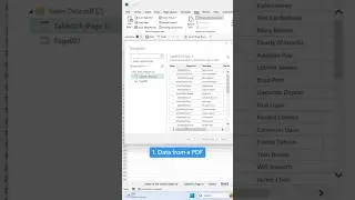 Import data form pdf in Excel #xectiq #exceltech #excel