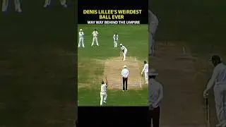 Denis Lillee Weirdest ball ever - Analysis #cricket #cricketlover #short #ytshorts