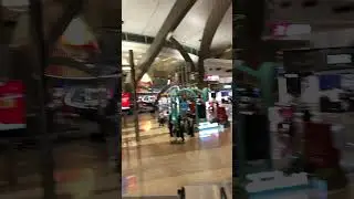 Abu Dhabi airport Transit Hall beautiful view