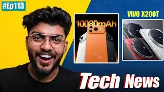 10080mah Battery Phone | VIVO X200T | Tech with Abhinav | #technews