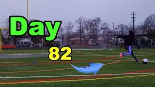 Day 82 | Training Through Snow & Cold ❄️⚽ | 90 Days Hard Football Challenge