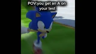 When you get an a on your test
