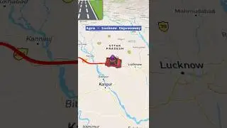 Agra - Lucknow Expressway #expressway