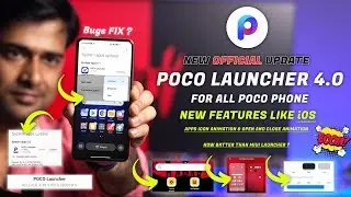 Official Poco Launcher 4.0 Final update with bug fixes & more Smoothness ? Animations Speeds 4GB ?