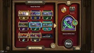 Hearthstone Echoes of the Infinite Ravenous Cliff Dive Demon Hunter: Someone gets an OTK.