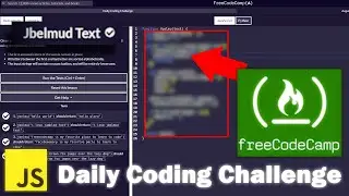 JavaScript Daily Code Challenge 8/15/25 - FreeCodeCamp