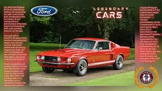 Legendary Cars Calendar 2024