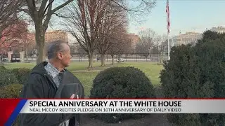 Neal McCoy marks 10 years of pledging allegiance at White House