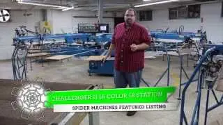 For Sale - M&R Challenger II - 16 color 18 station - Spider Machines