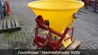 Zoutstrooier / Meststofstrooier 300ltr
