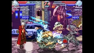 Predator & Alien Warrior vs Dante & Vergil