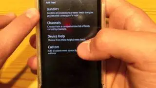How to add a Custom RSS Feed for Android Phones