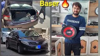 Speakers Upgrade for corolla gli | Subwoofer installed