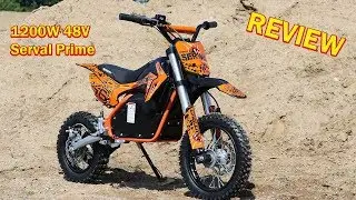 SERVAL PRIME 1200W 48V Electric Dirt Cross Bike - Full REVIEW - Nitro Motors