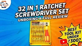 32 in 1 Ratchet Screwdriver Set 🔧 Unboxing & Full Review | Best Tool Kit Under ₹300?