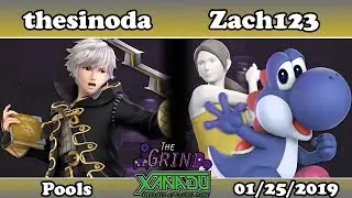 The Grind 61 thesinoda (Robin) vs Zach123 (Yoshi, Wii Fit Trainer) Pools