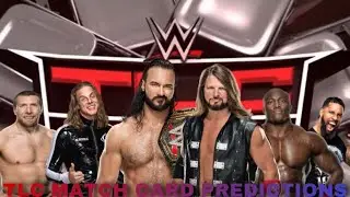 WWE TLC 2020 MATCH CARD PREDICTIONS!