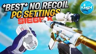 THE *BEST* FAST CHAMPION *SENSITIVITY* For ZERO RECOIL (PC) - Rainbow Six Siege X Ranked