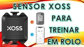 Sensor XOSS para treinar rolo com Wahoo