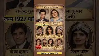 अभिनेता राजेंद्र कुमार का परिवार ❗ biography #ytshorts   #gk #old #actor #shorts