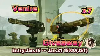 【War Robots】 Venire   x7  (2026/01/18)