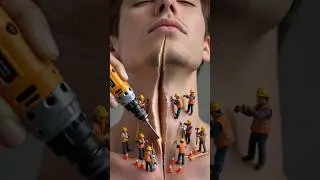 Mini construction workers👷#shorts #viral