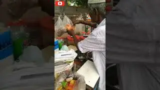 street food/hard working man selling nippat only 5rs#shorts